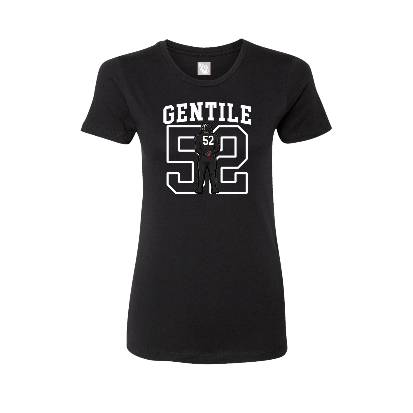Fitted Women's Tee — Shirsey in Black