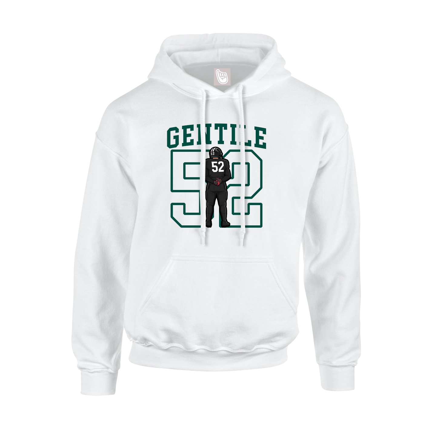 Hoodie — Shirsey in White