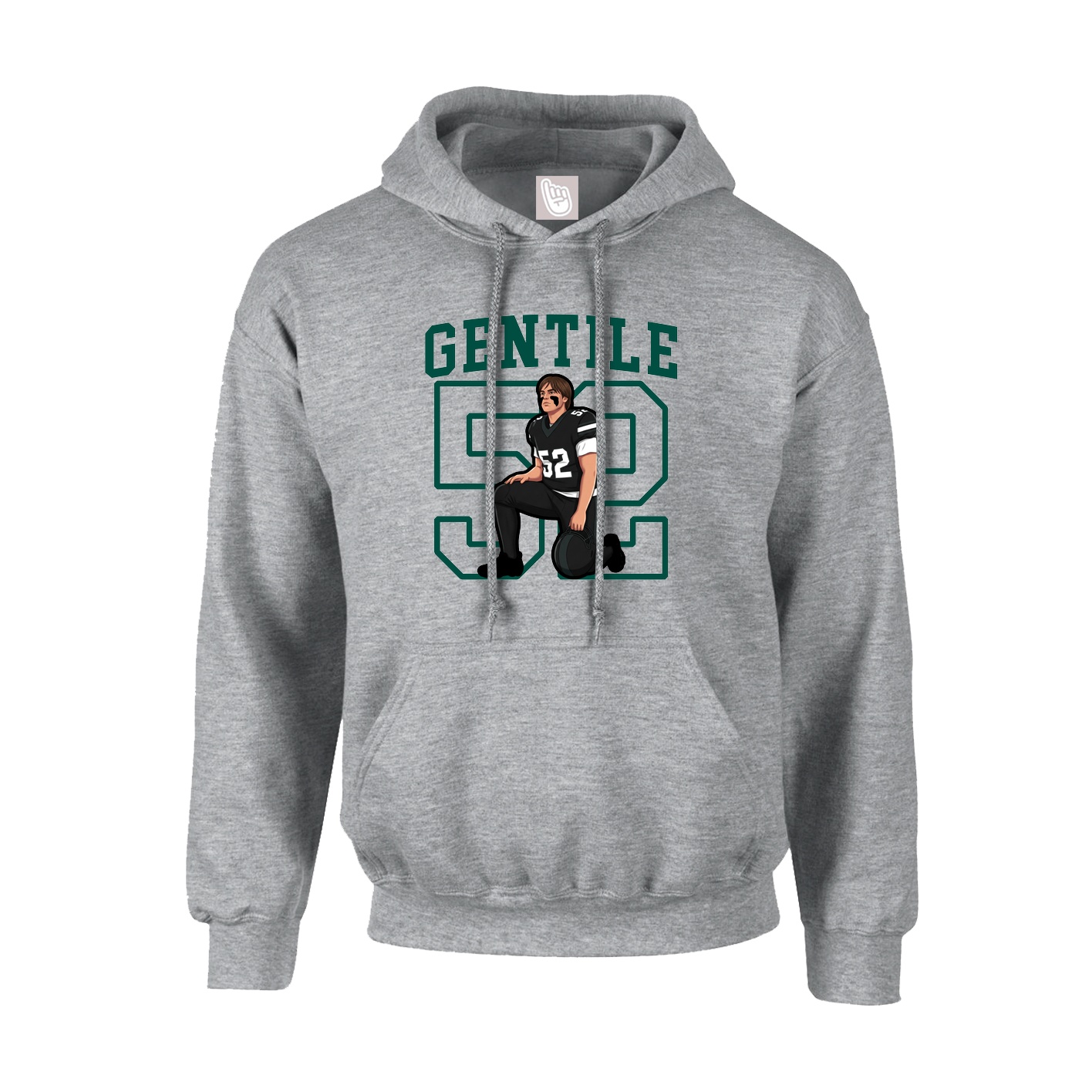 Hoodie — Shirsey in Grey