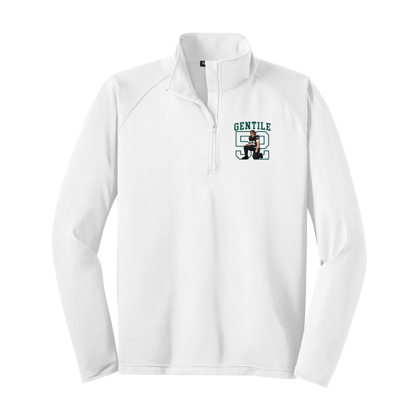 Q-Zip Pullover — Shirsey in White