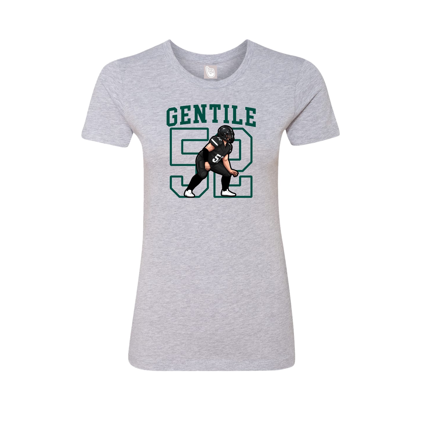 Fitted Women's Tee — Shirsey in Grey