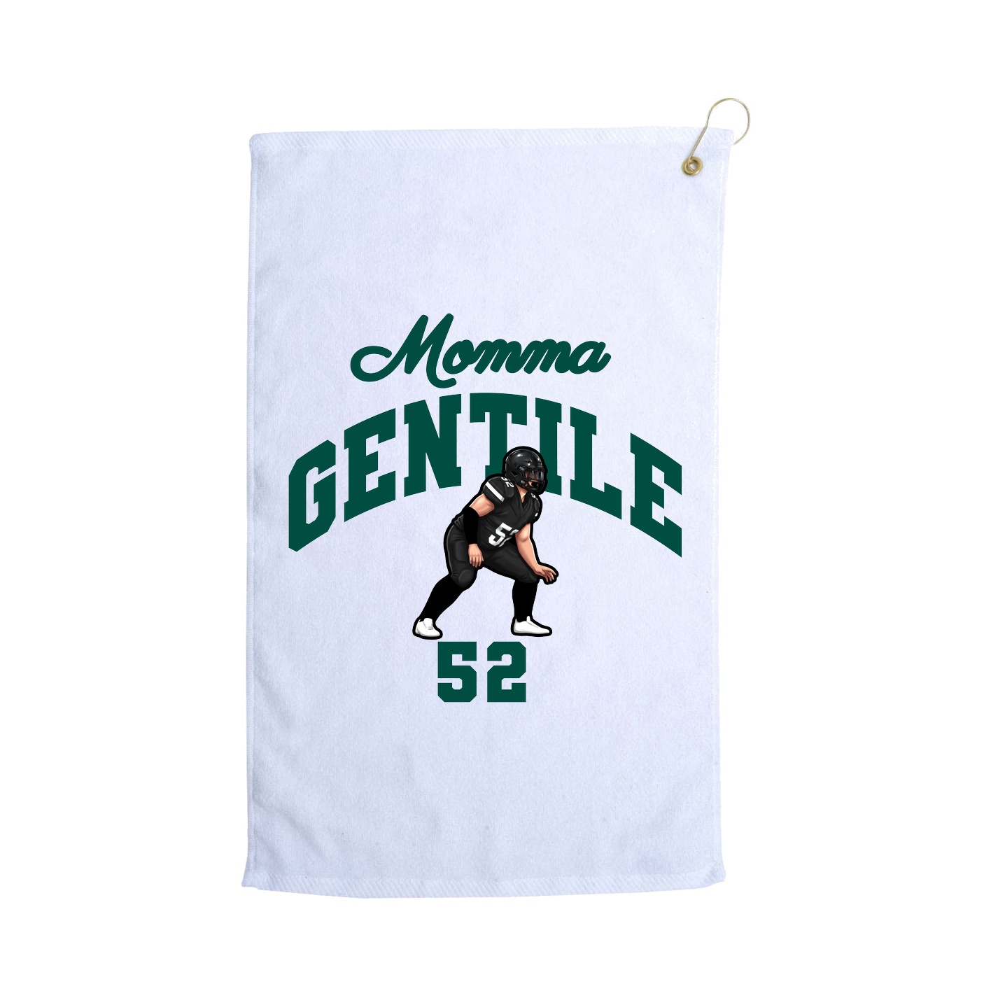 Golf Towel — Mothers Day Arch in White