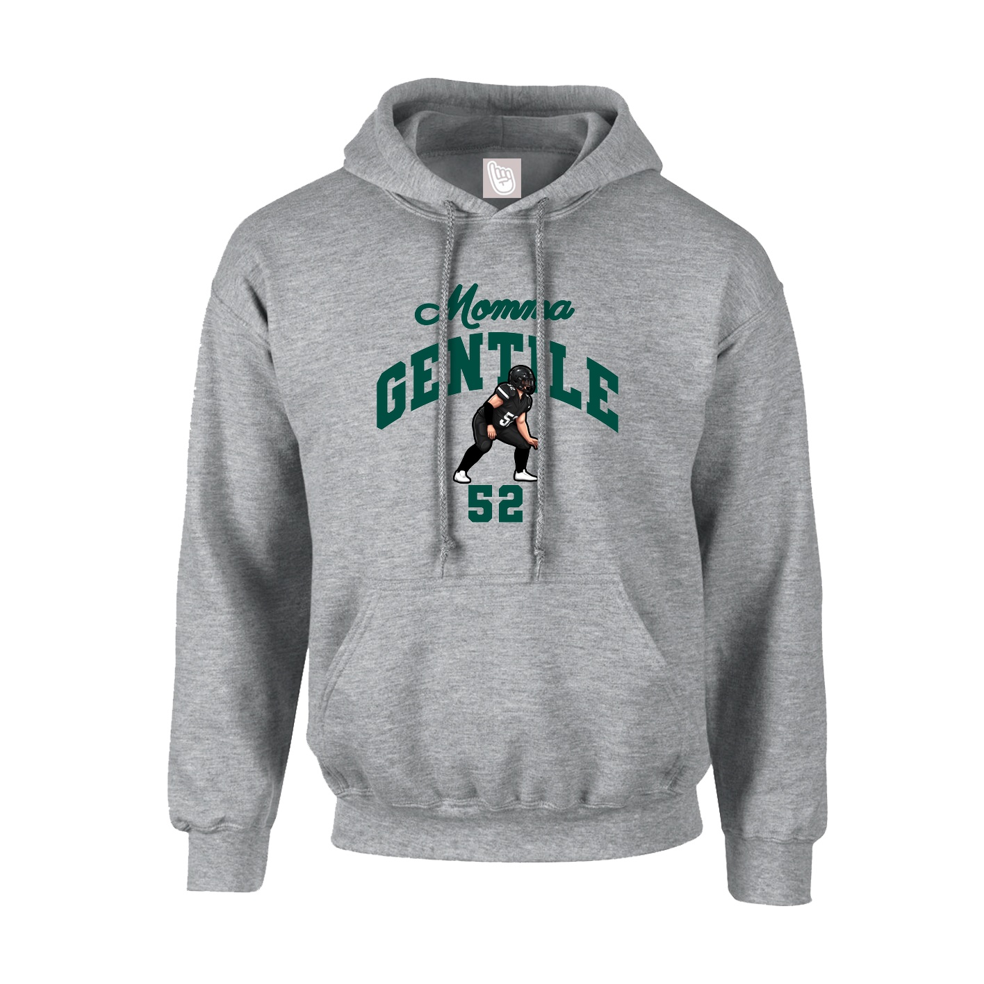Hoodie — Mothers Day Arch in Grey