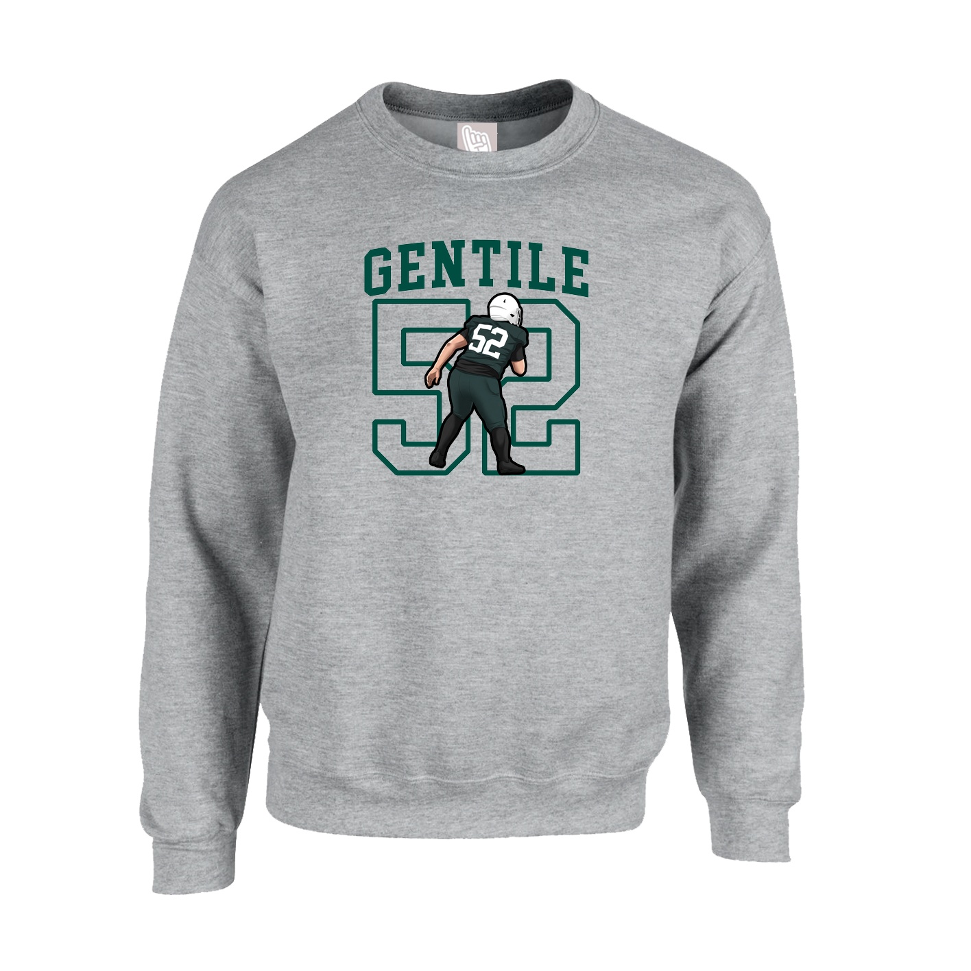 Fleece Crew — Shirsey in Grey