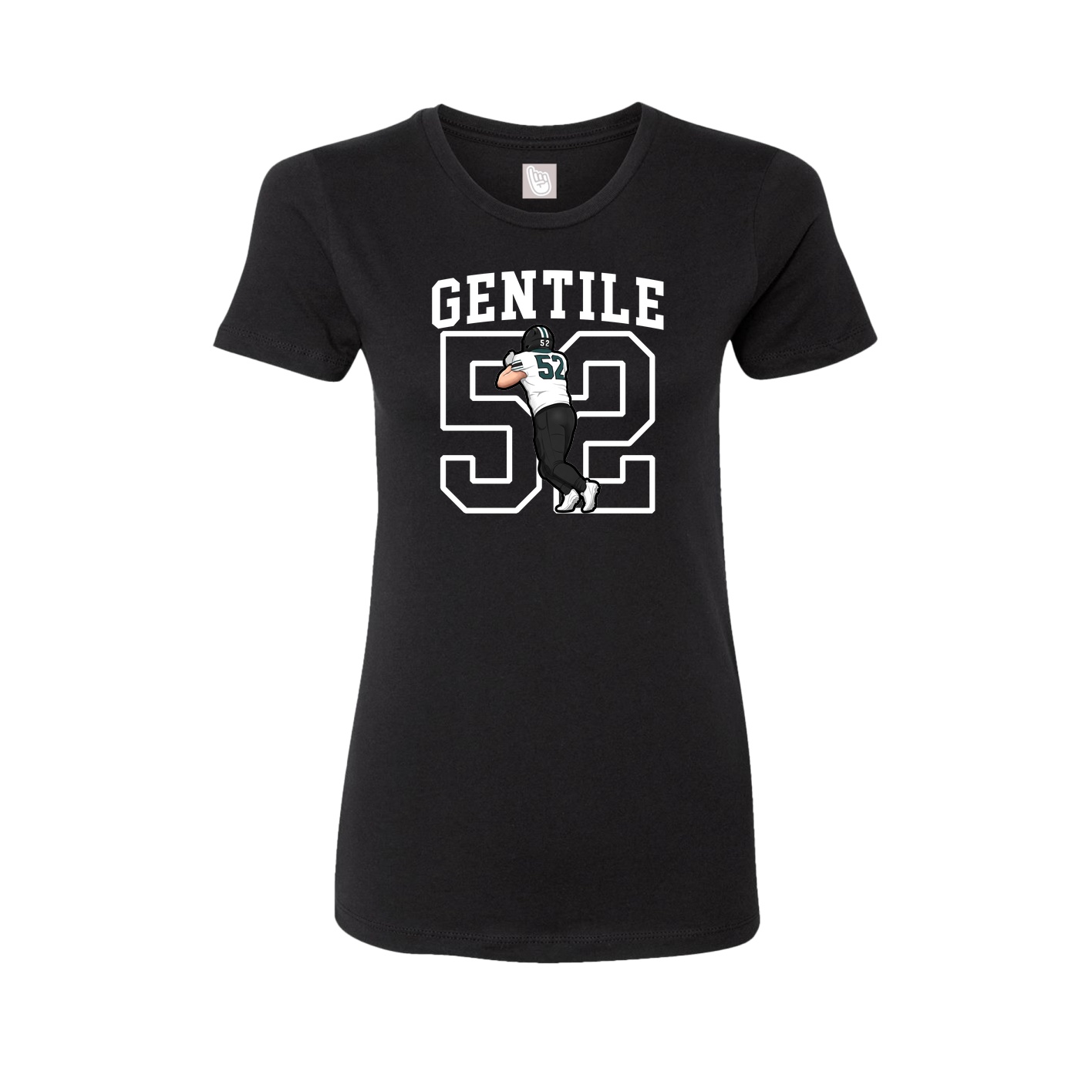 Fitted Women's Tee — Shirsey in Black
