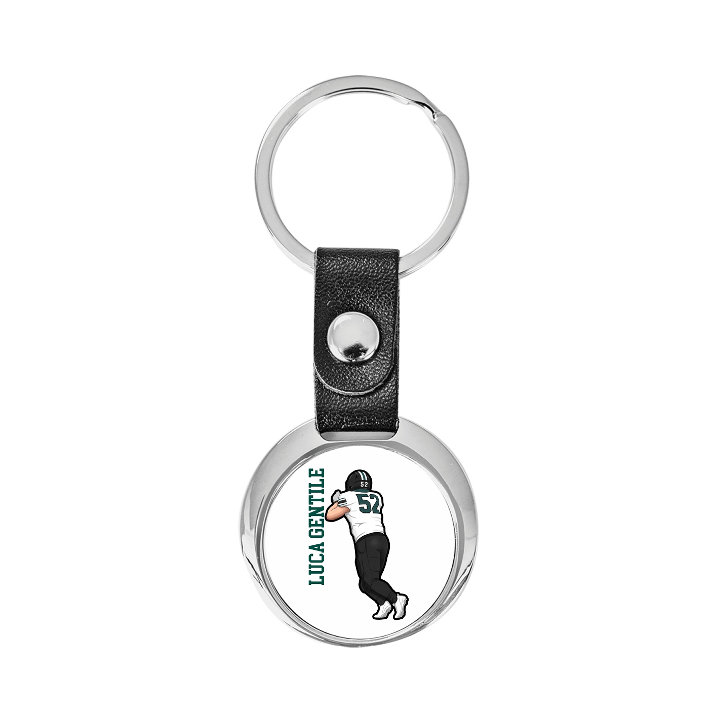 Key Chain — Name Vertical in Classic
