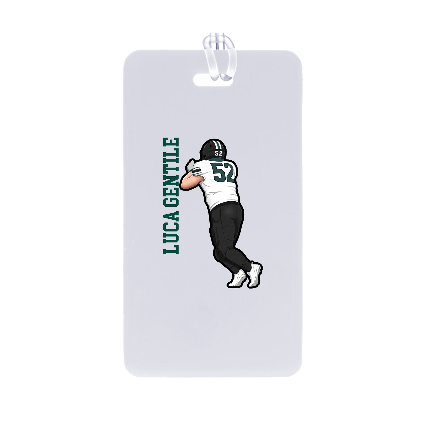 Bag Tag — Name Vertical in Classic