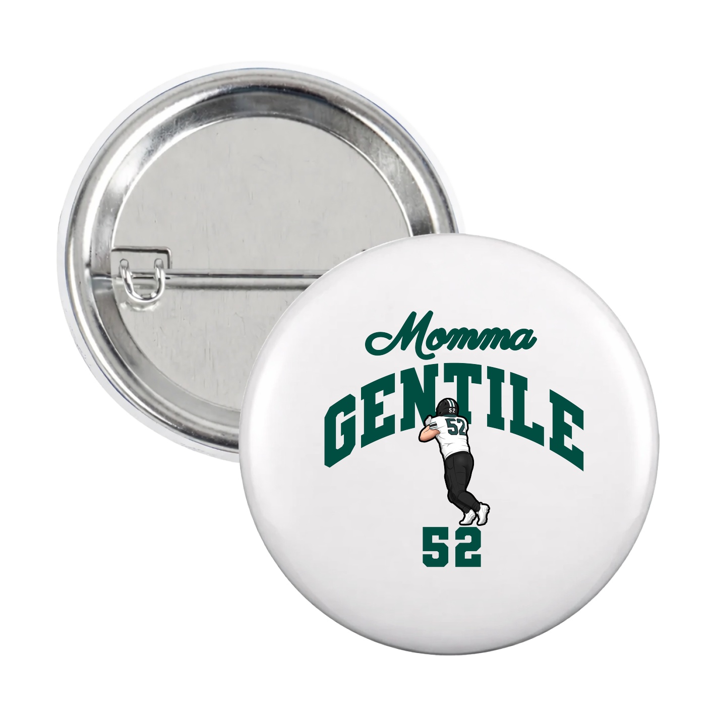 Game Day Button — Mothers Day Arch in White