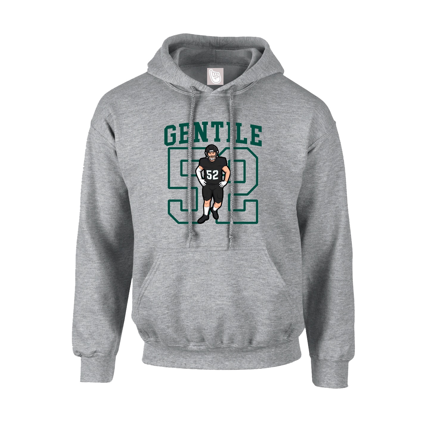 Hoodie — Shirsey in Grey