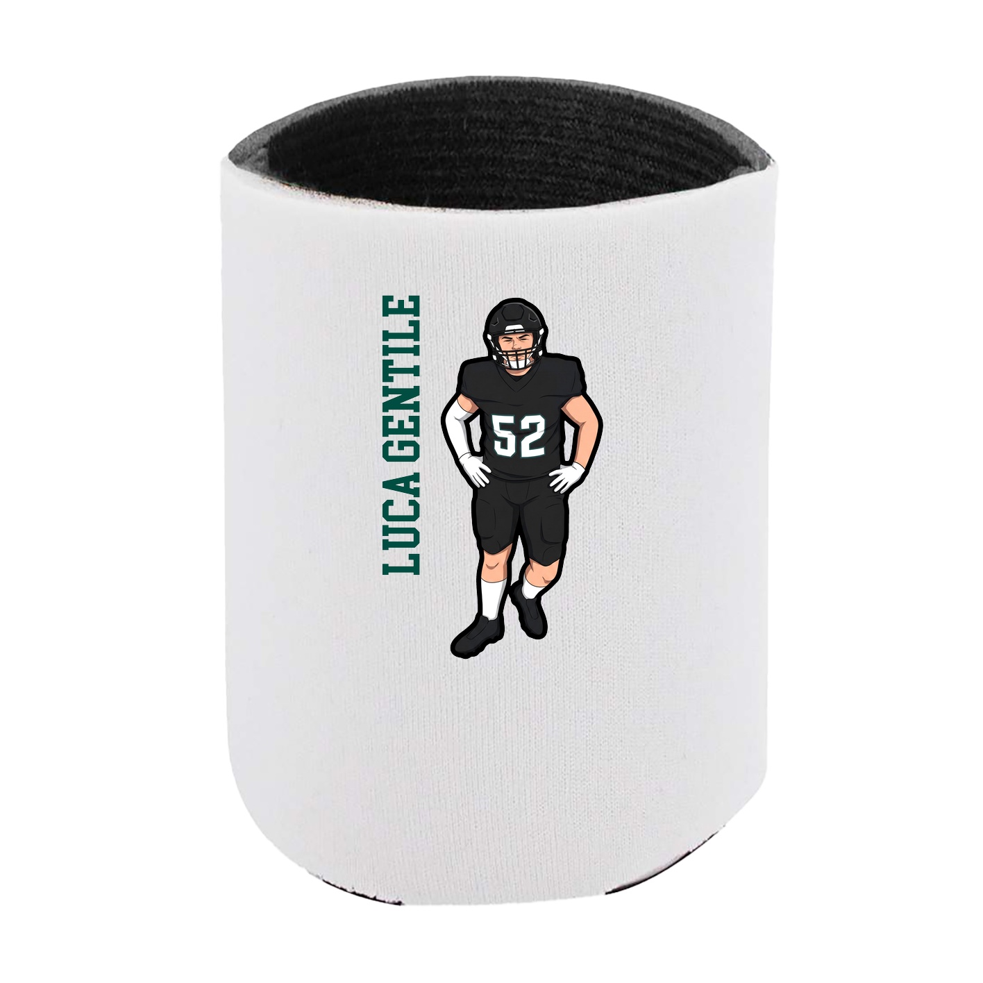 Can Holder — Name Vertical in White