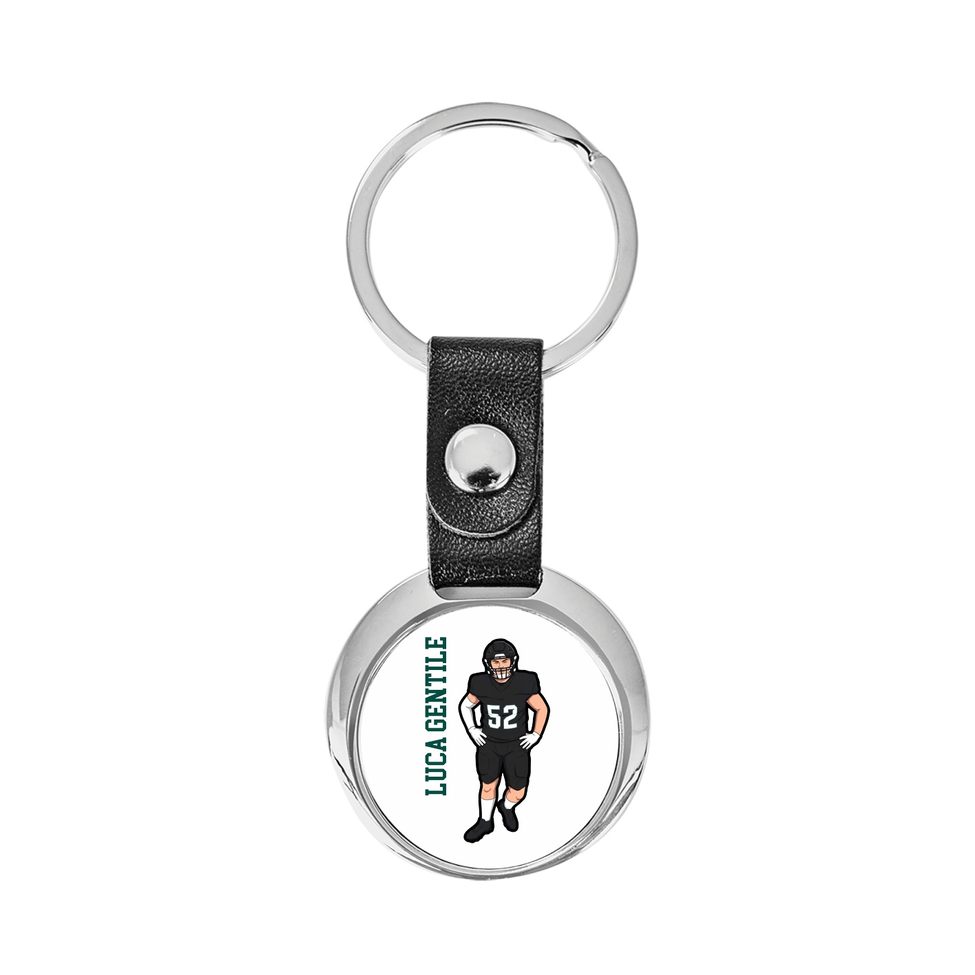 Key Chain — Name Vertical in Classic