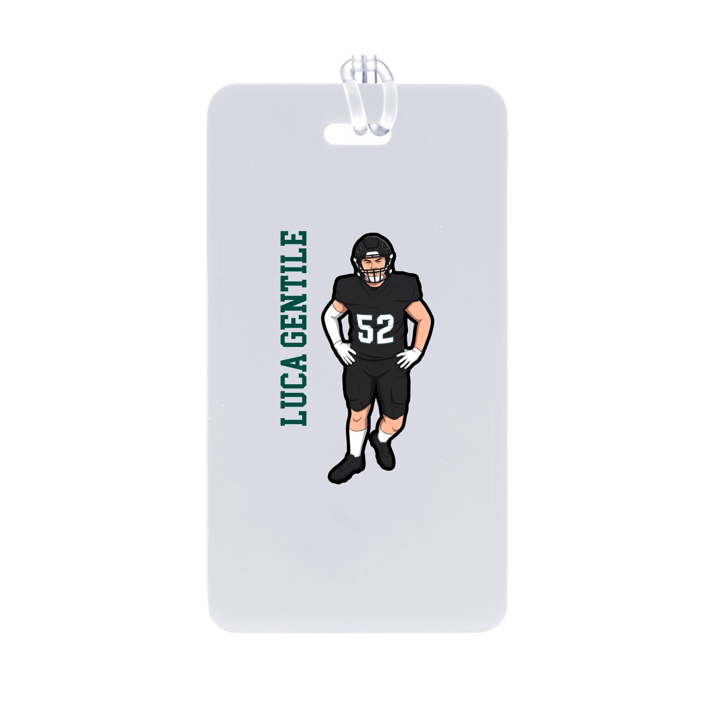Bag Tag — Name Vertical in Classic