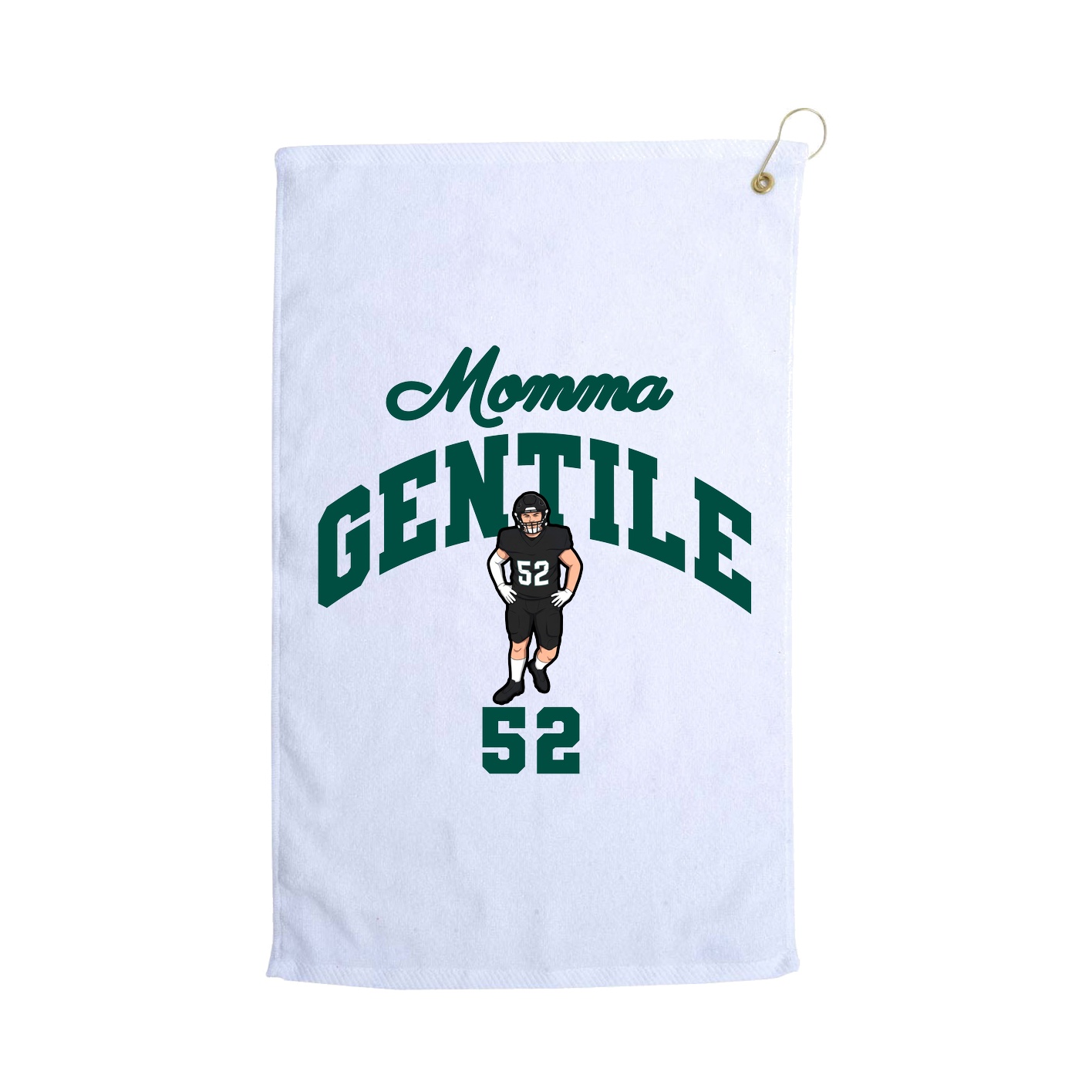 Golf Towel — Mothers Day Arch in White