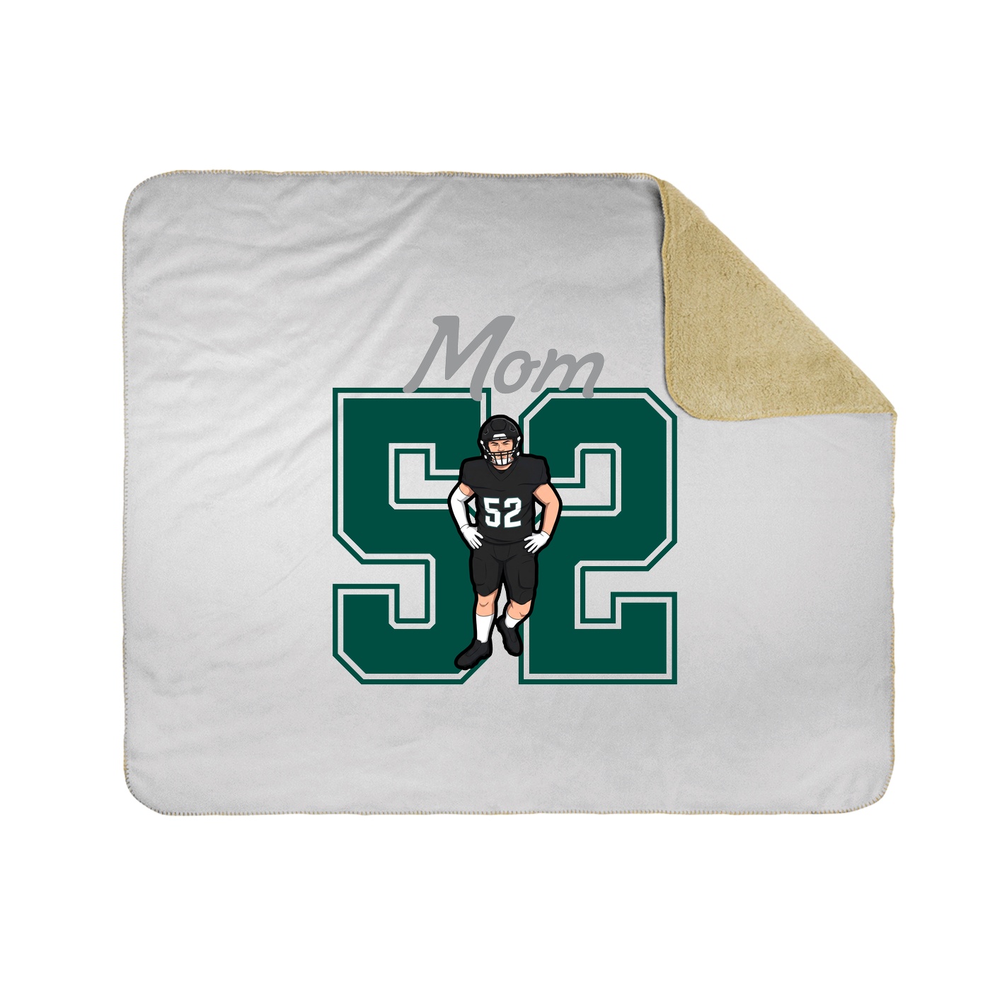 Throw Blanket — Mothers Day Shirsey in White