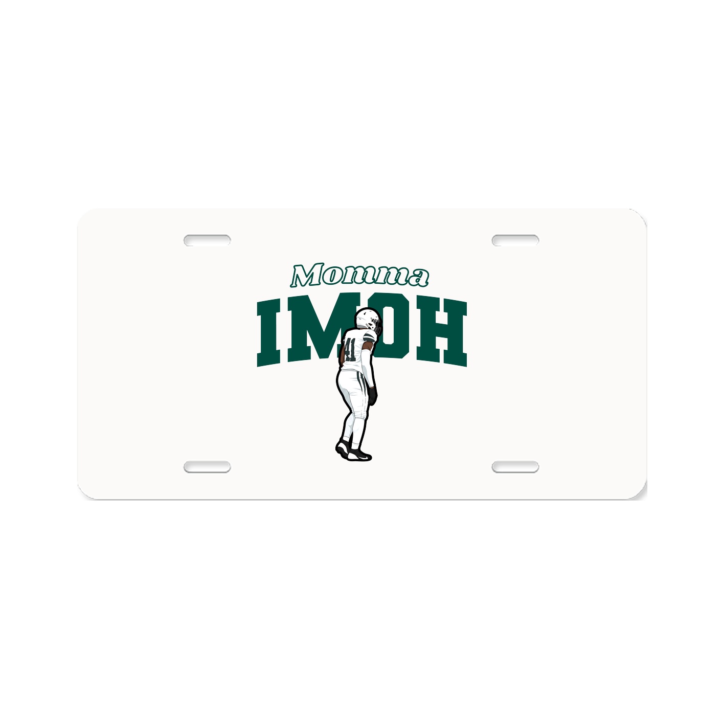 License Plate — Mothers Day Block in Classic