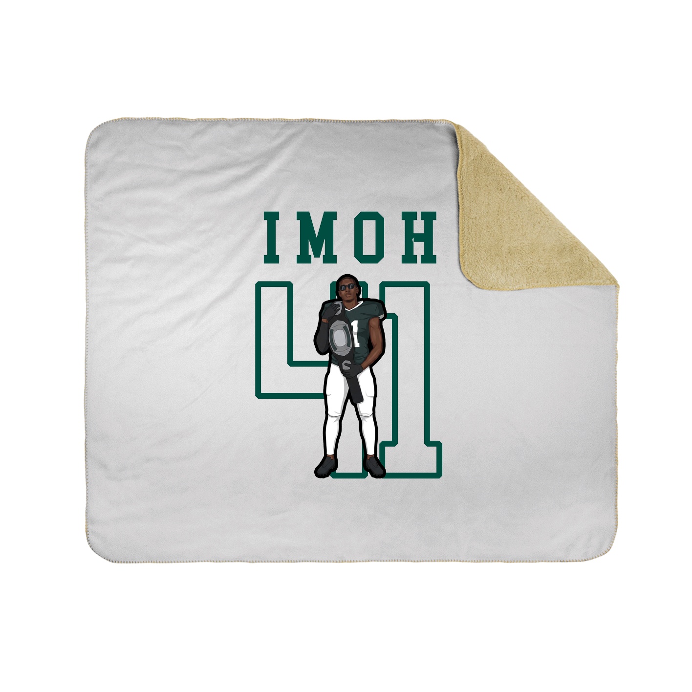Throw Blanket — Shirsey in White