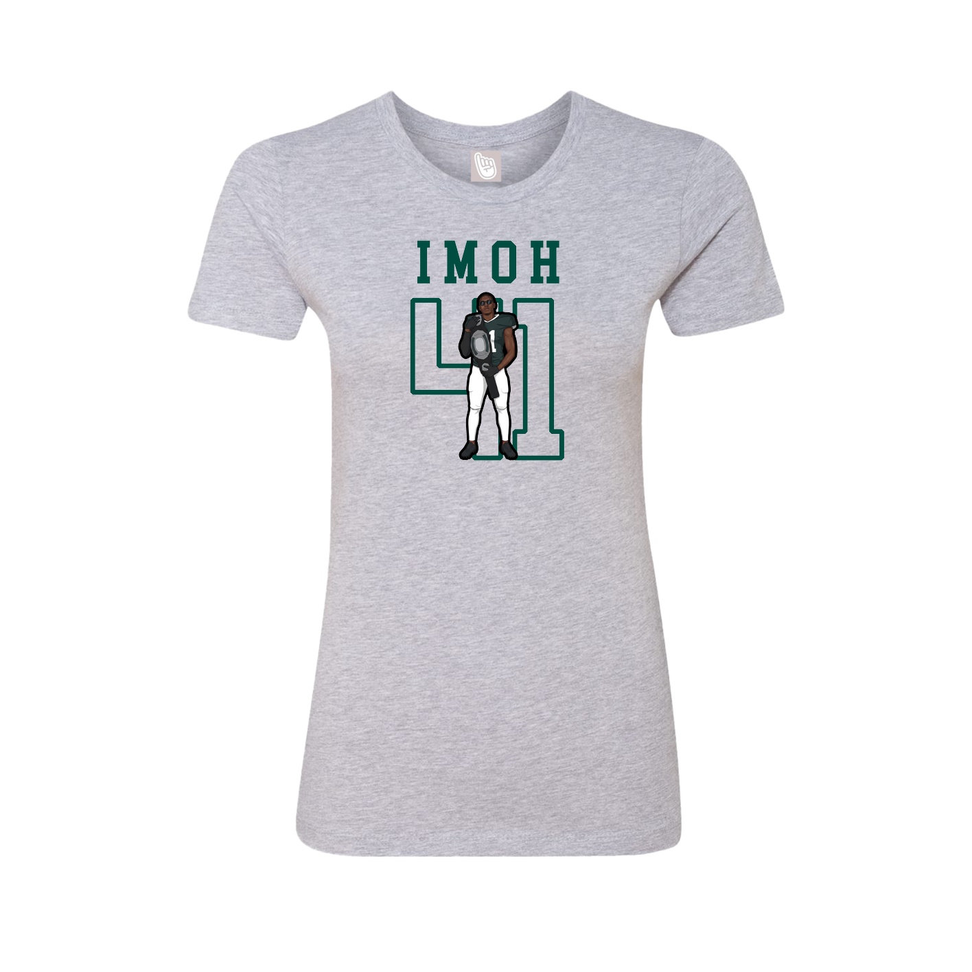 Fitted Women's Tee — Shirsey in Grey