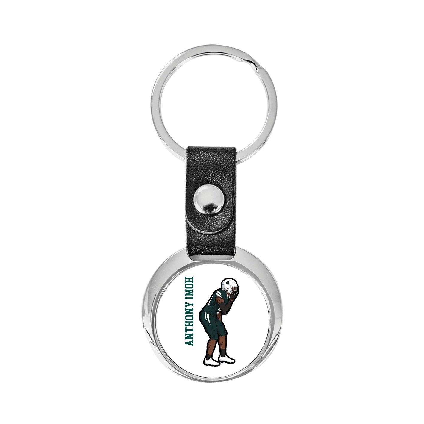 Key Chain — Name Vertical in Classic