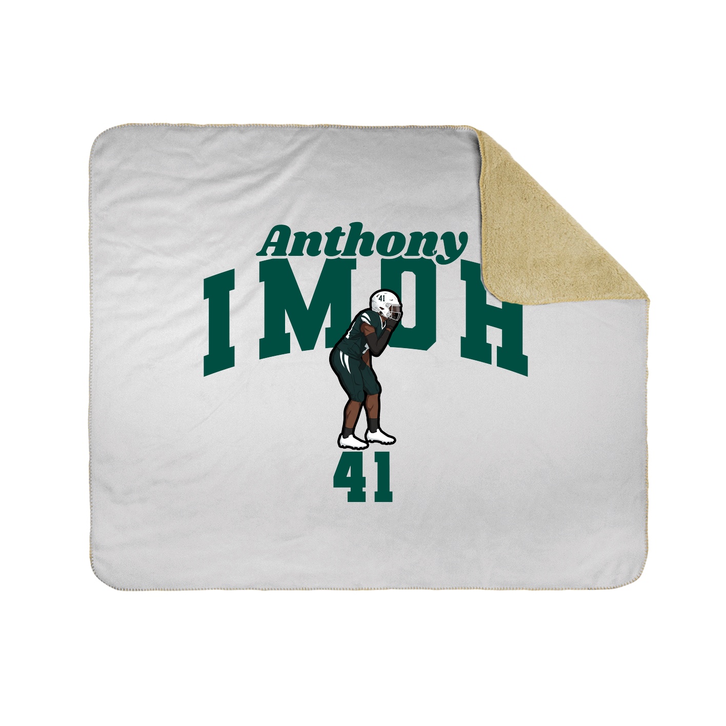 Throw Blanket — Signature Arch in White