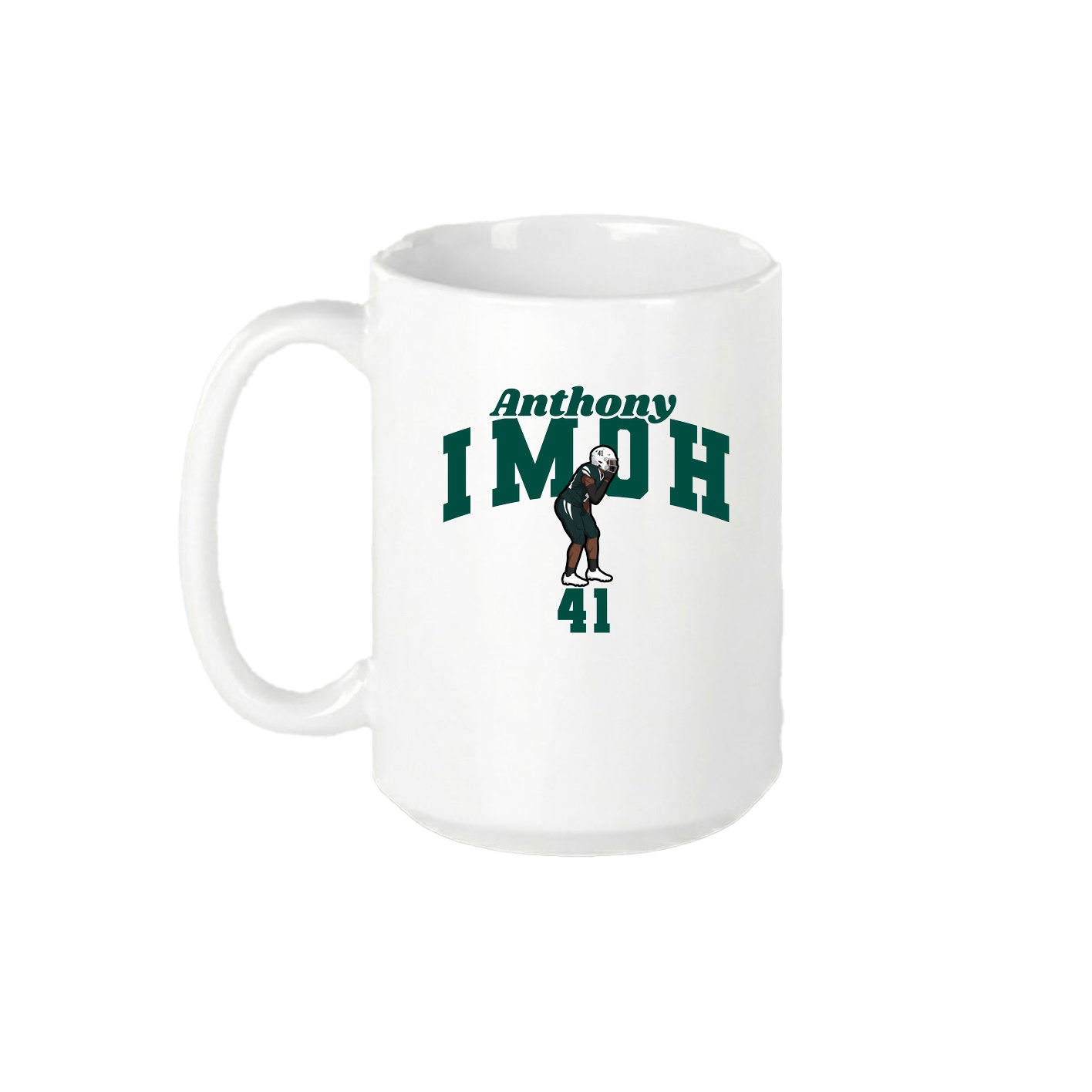 15oz Coffee Mug — Signature Arch in White