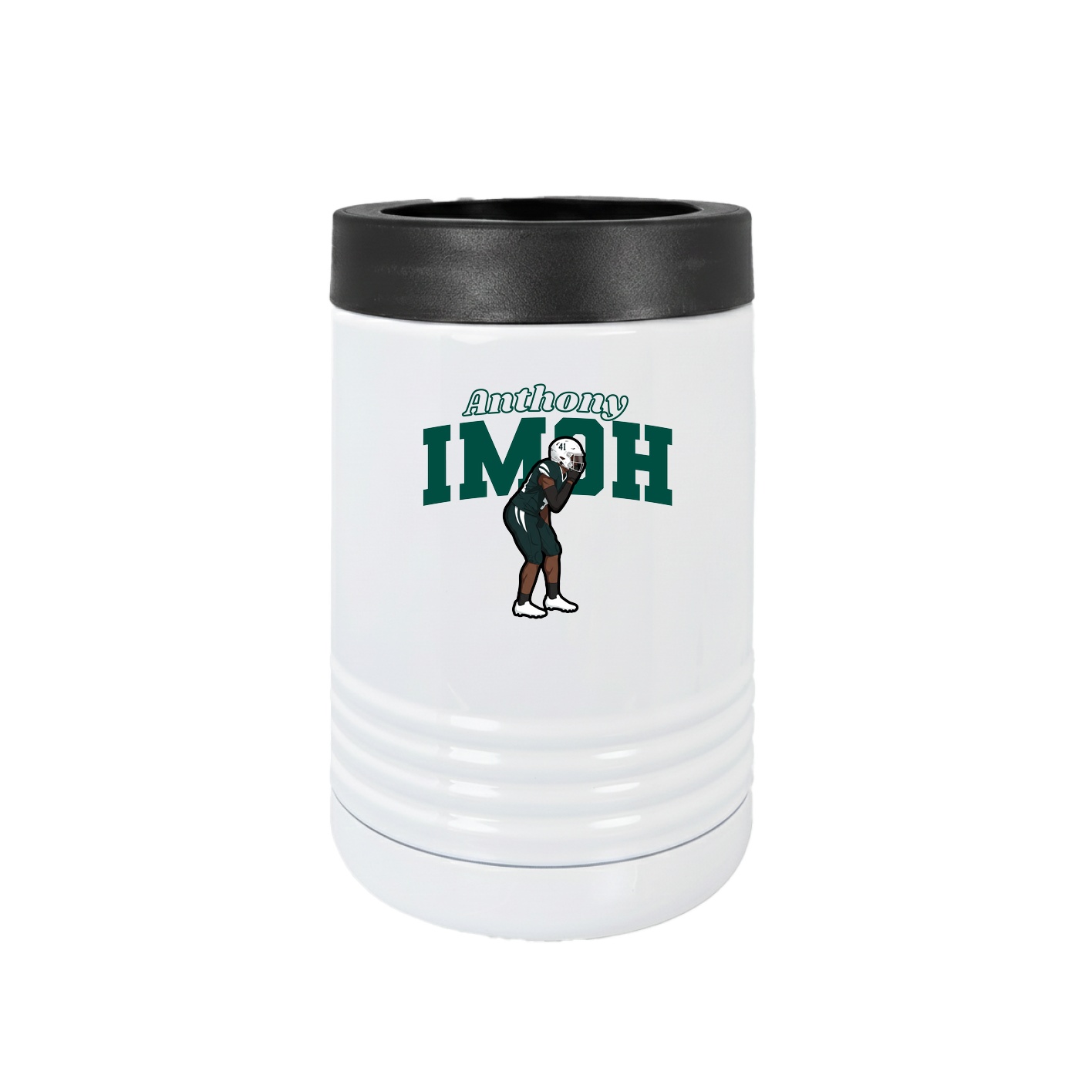Beverage Holder — Name Arch in White