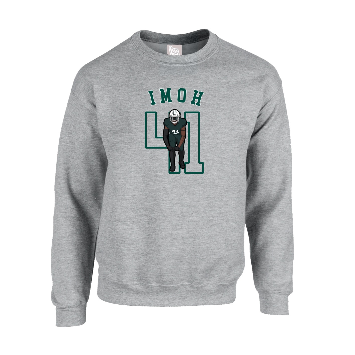 Fleece Crew — Shirsey Arch in Grey