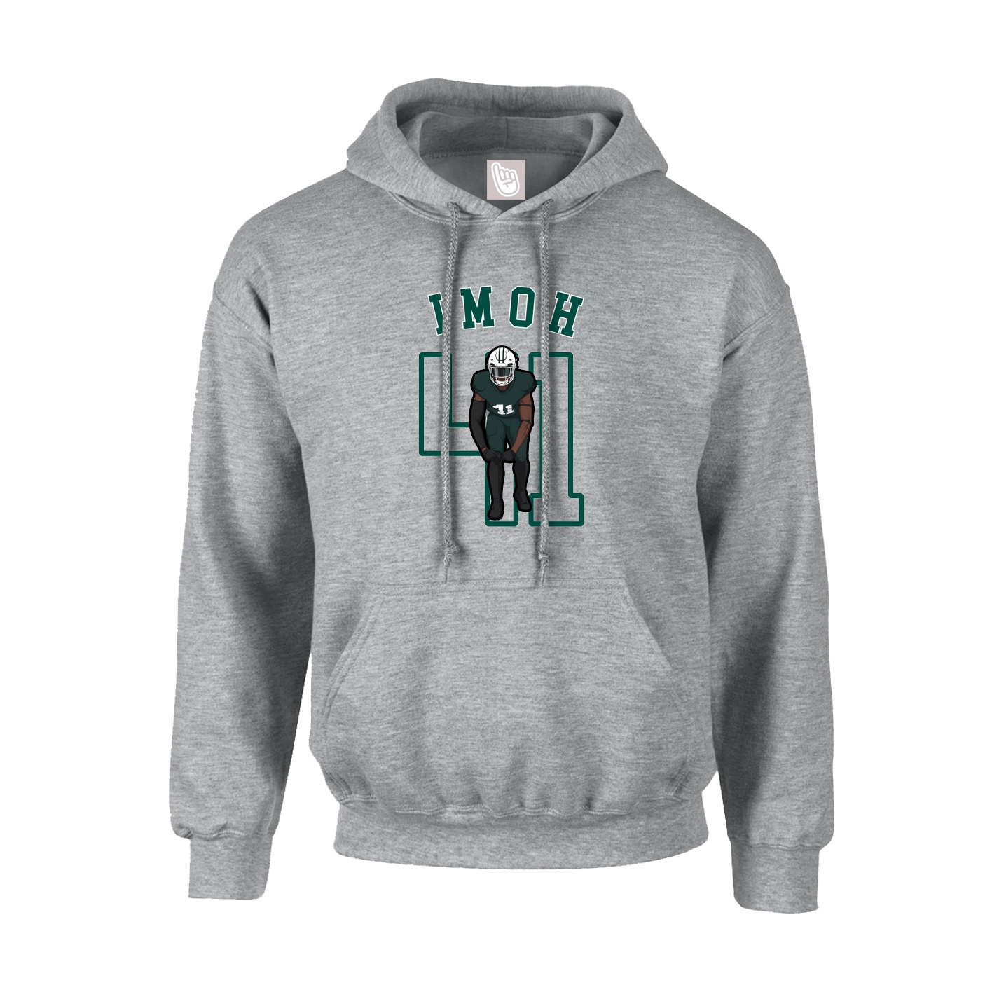 Youth Hoodie — Shirsey Arch in Grey