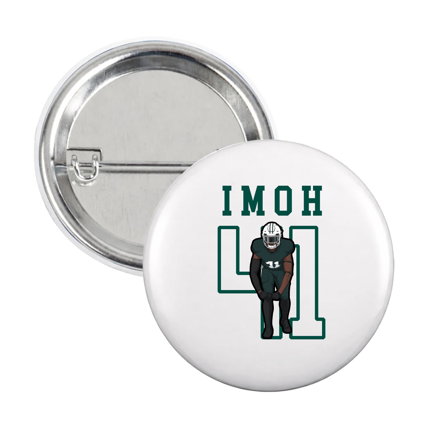 Game Day Button — Shirsey in White