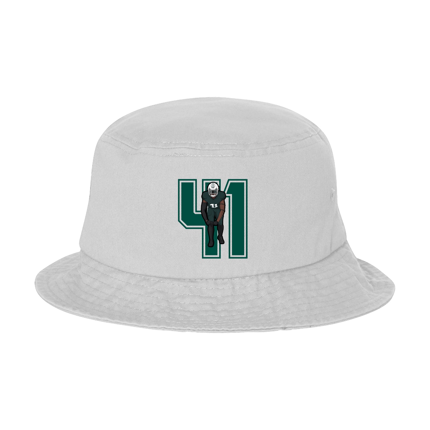 Bucket Cap — Number in White