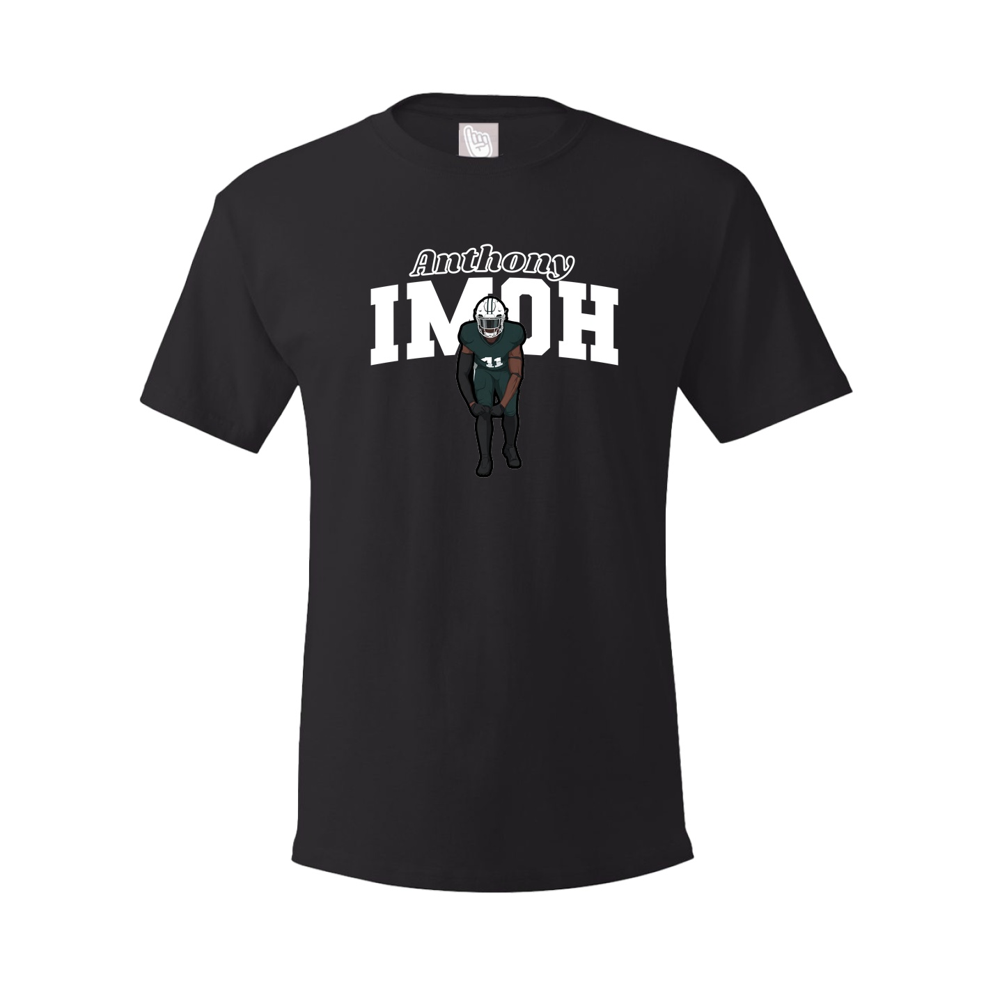 Youth Tee — Name Arch in Black