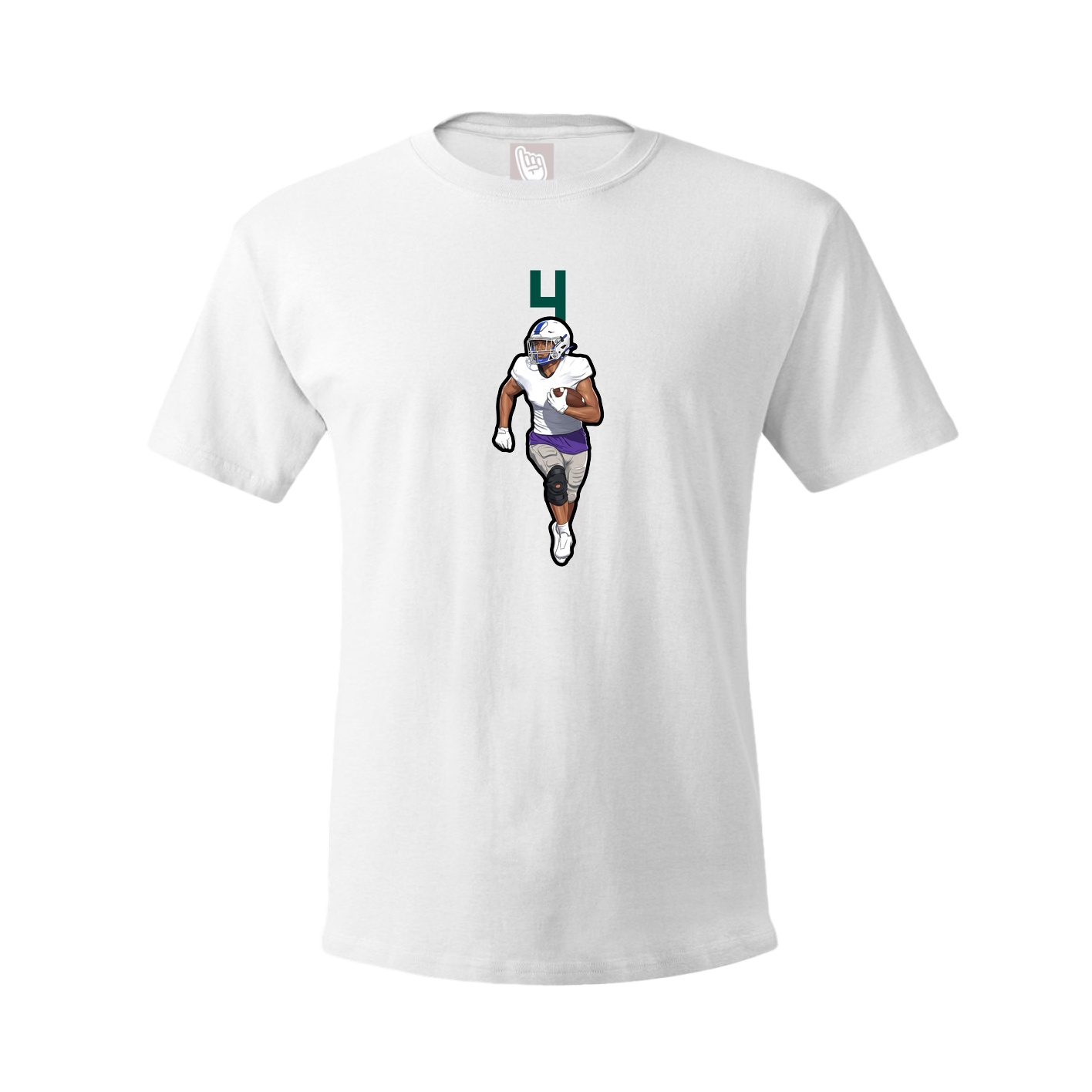 Tee — Number Top in White
