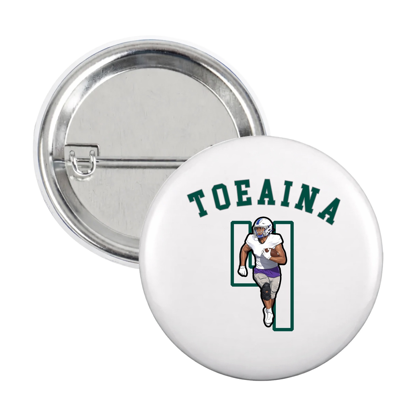 Game Day Button — Shirsey Arch in White
