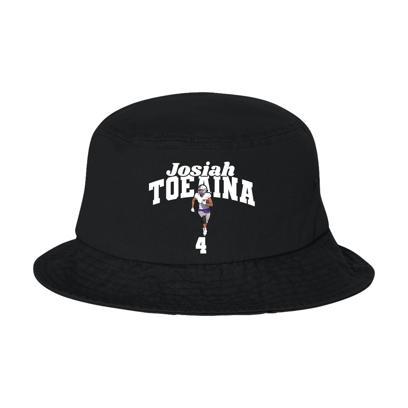 Bucket Cap — Signature Arch in Black