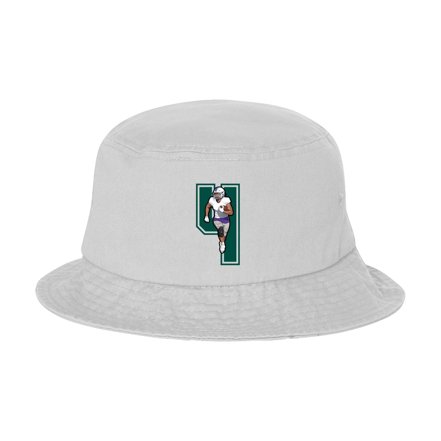 Bucket Cap — Number in White