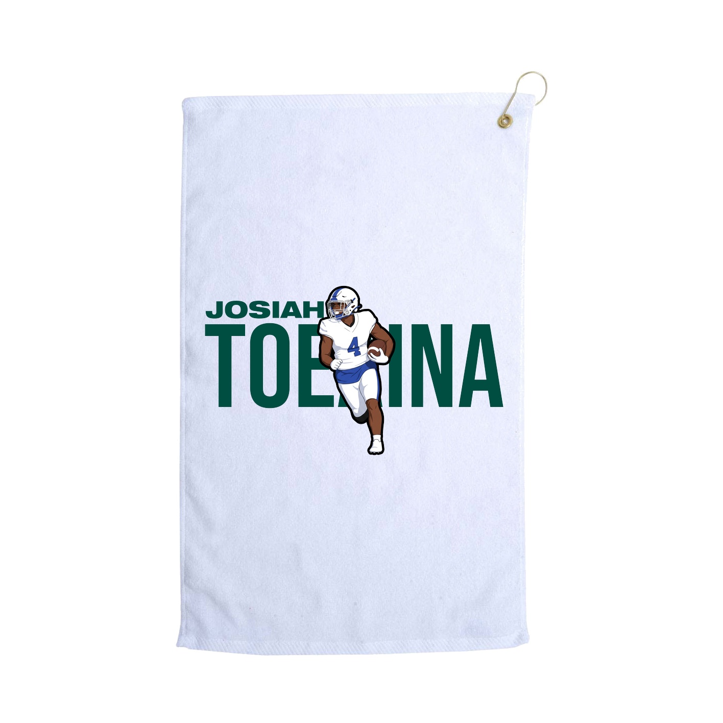 Golf Towel — Player Name in White