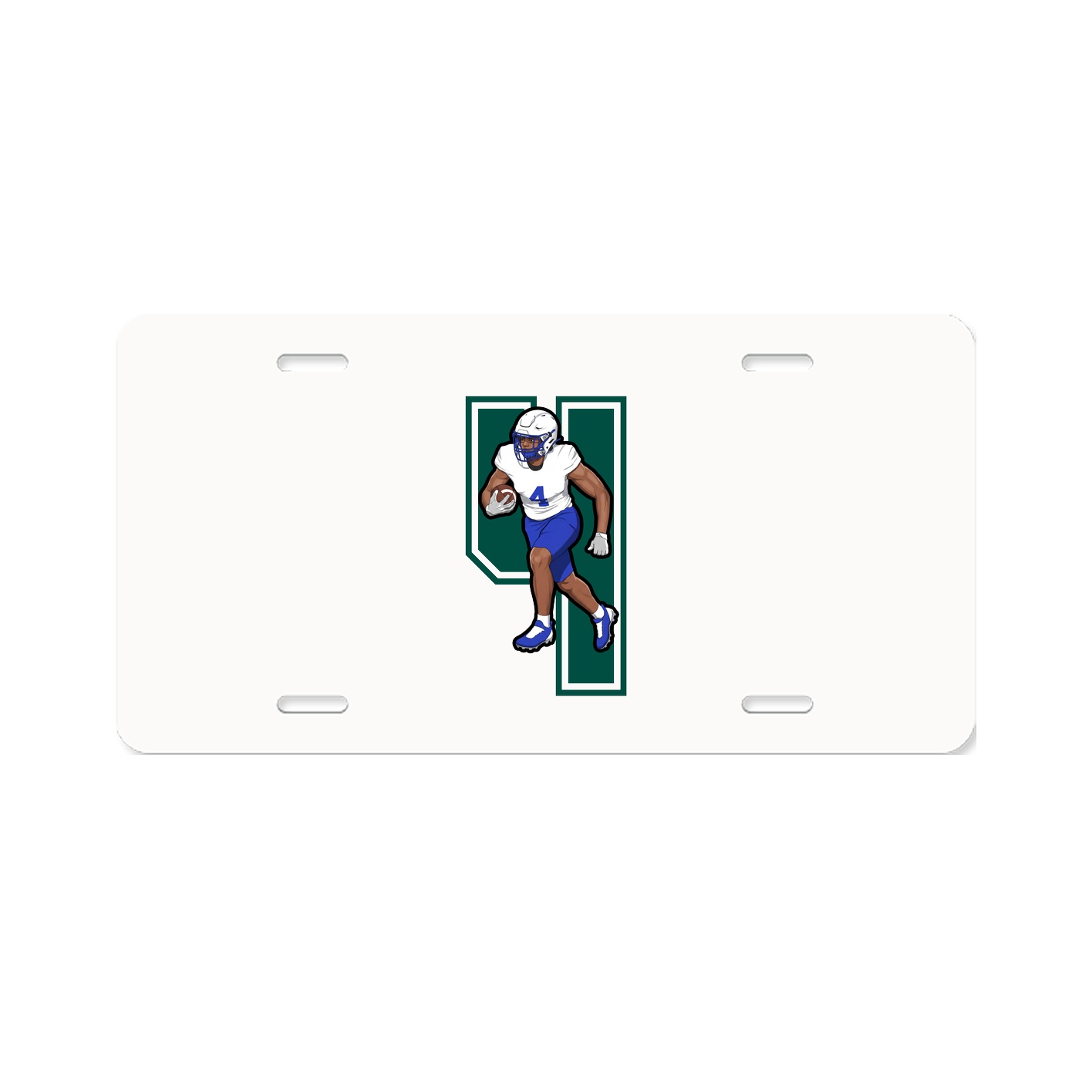 License Plate — Number in Classic