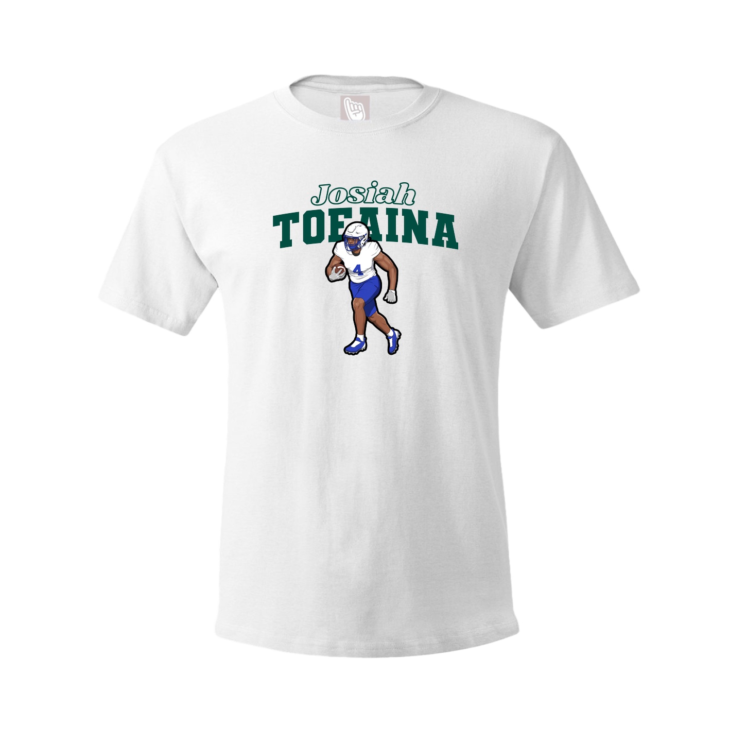 Tee — Name Arch in White