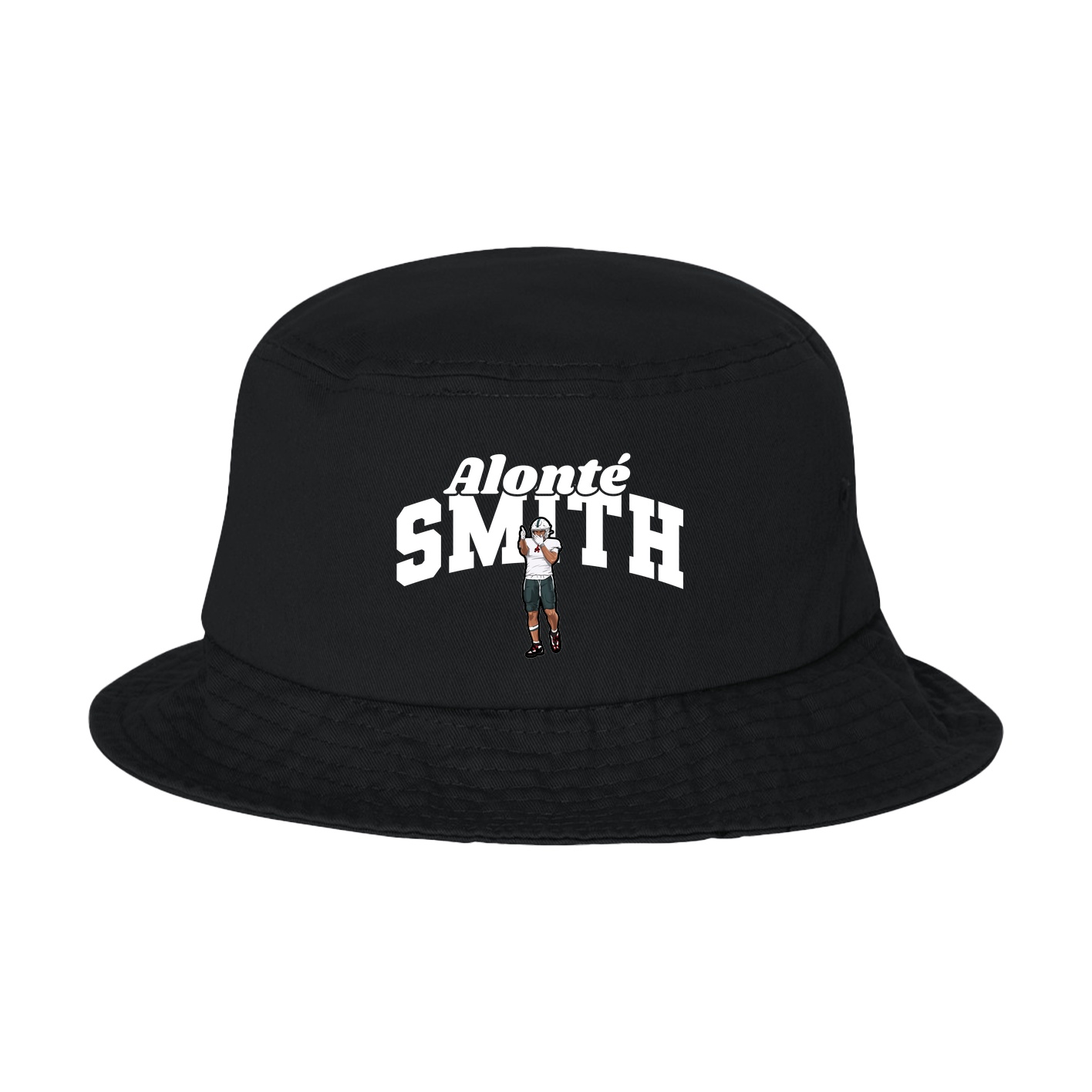 Bucket Cap — Signature Arch in Black
