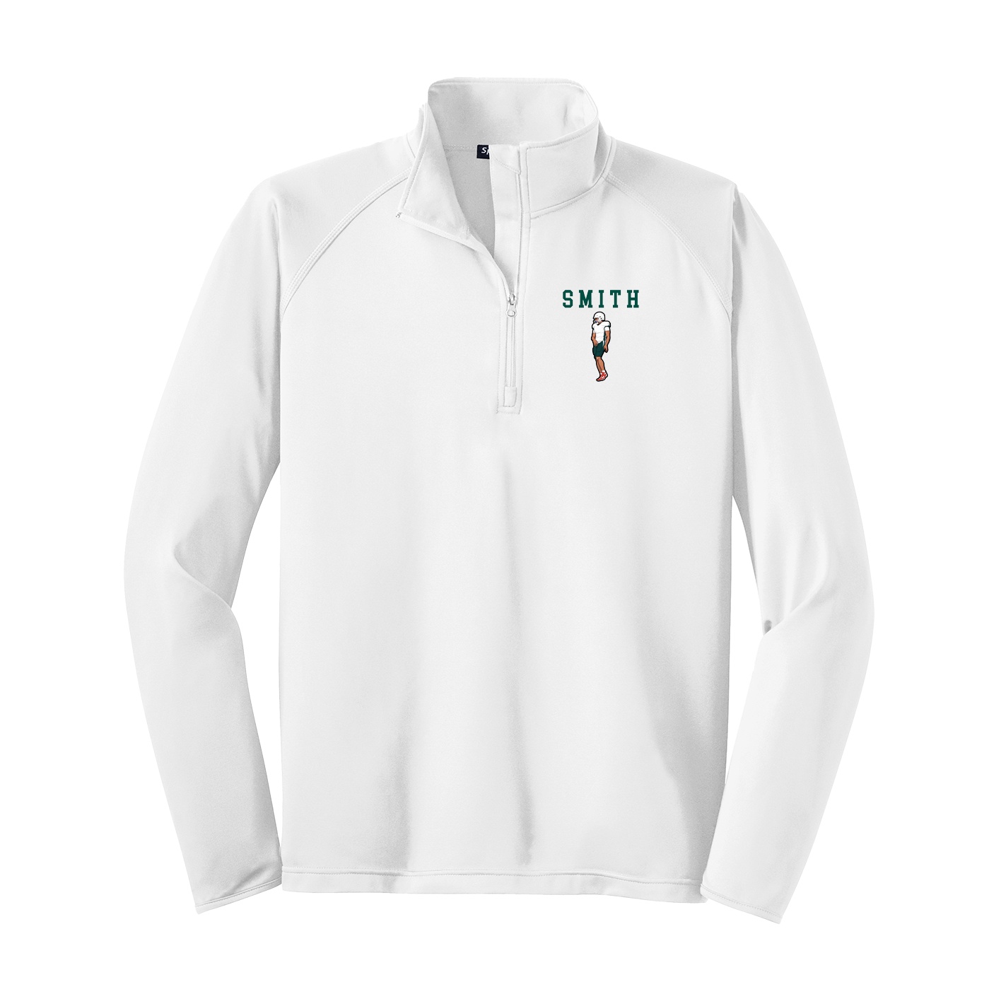 Q-Zip Pullover — Shirsey in White