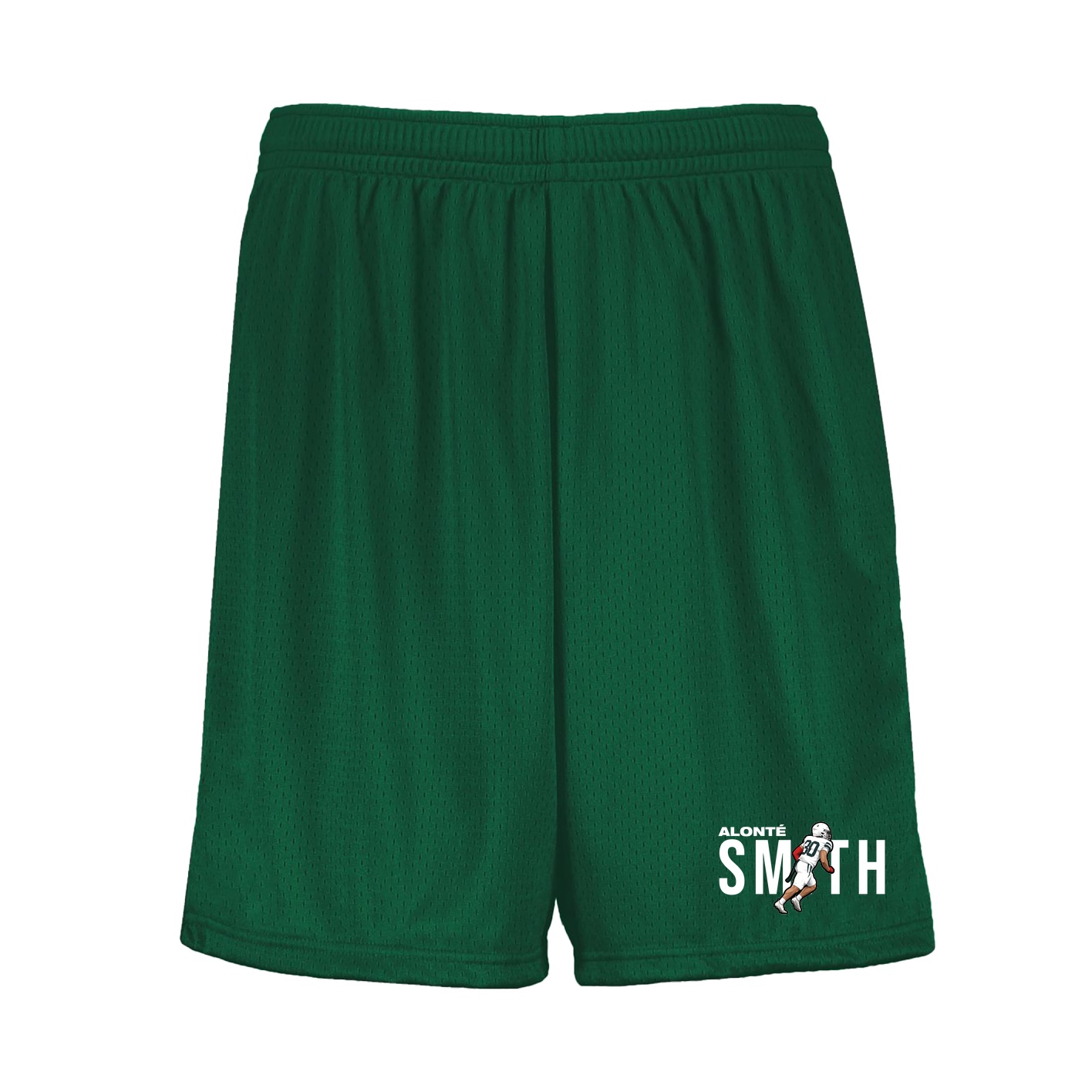Shorts — Player Name in Green