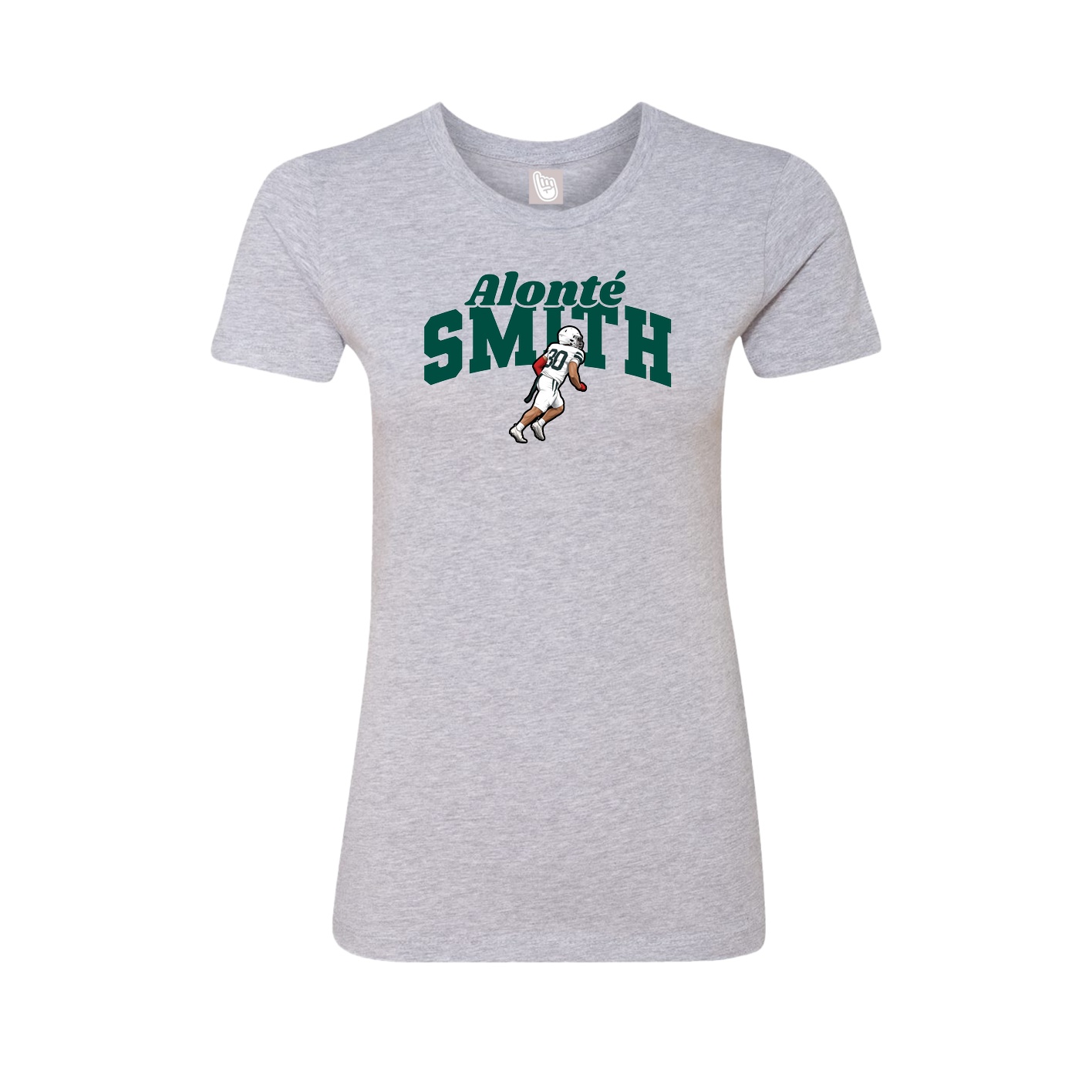 Womens Tee — Signature Arch in Grey