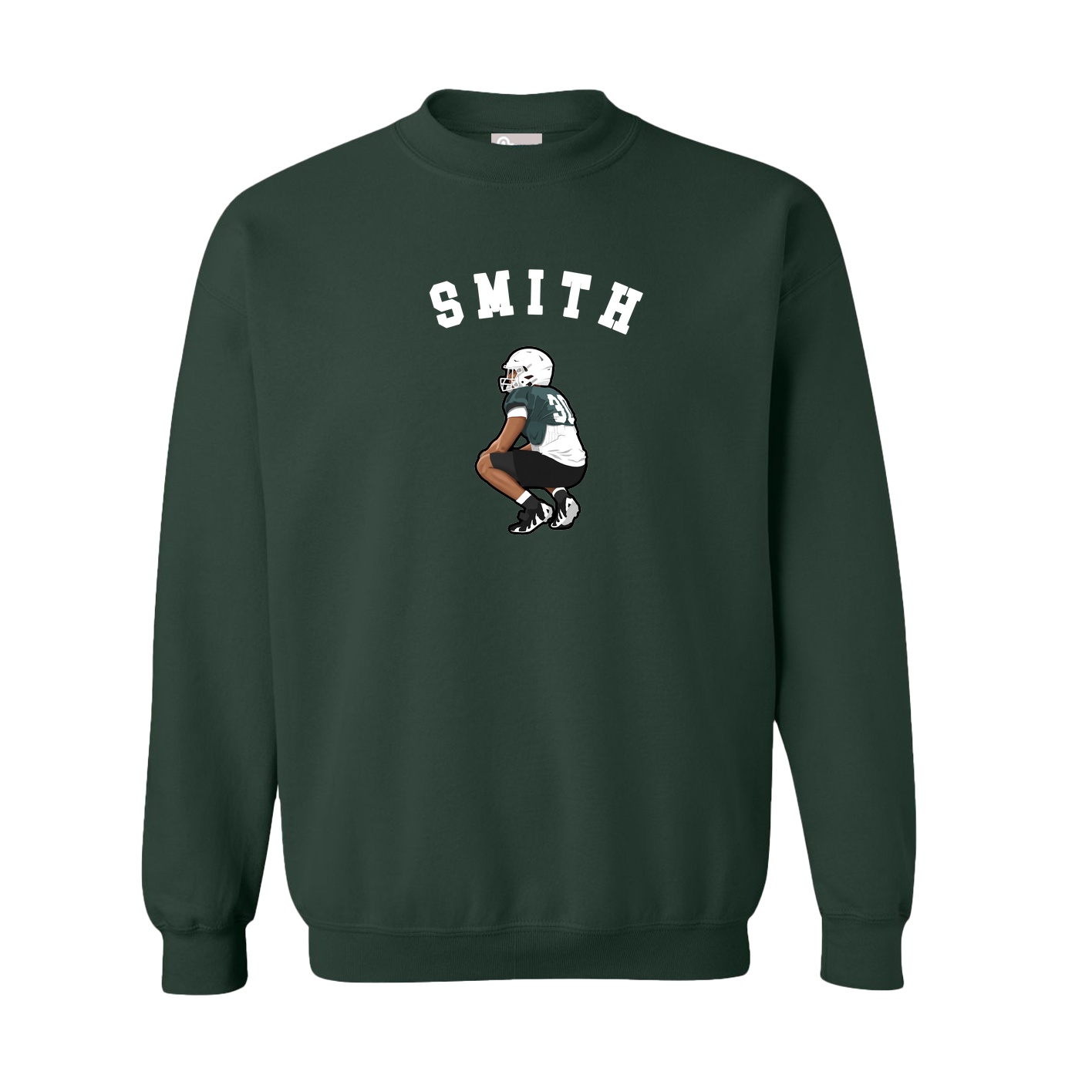 Fleece Crew — Shirsey Arch in Green