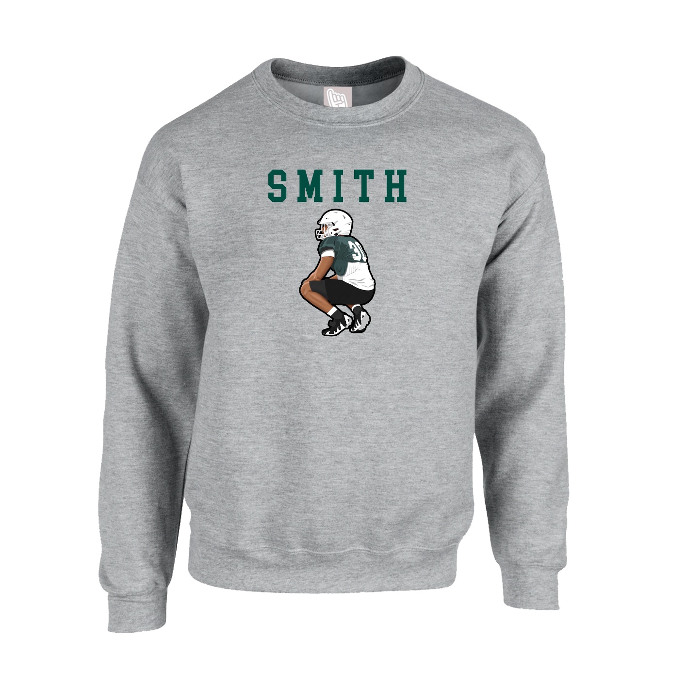Fleece Crew — Shirsey in Grey
