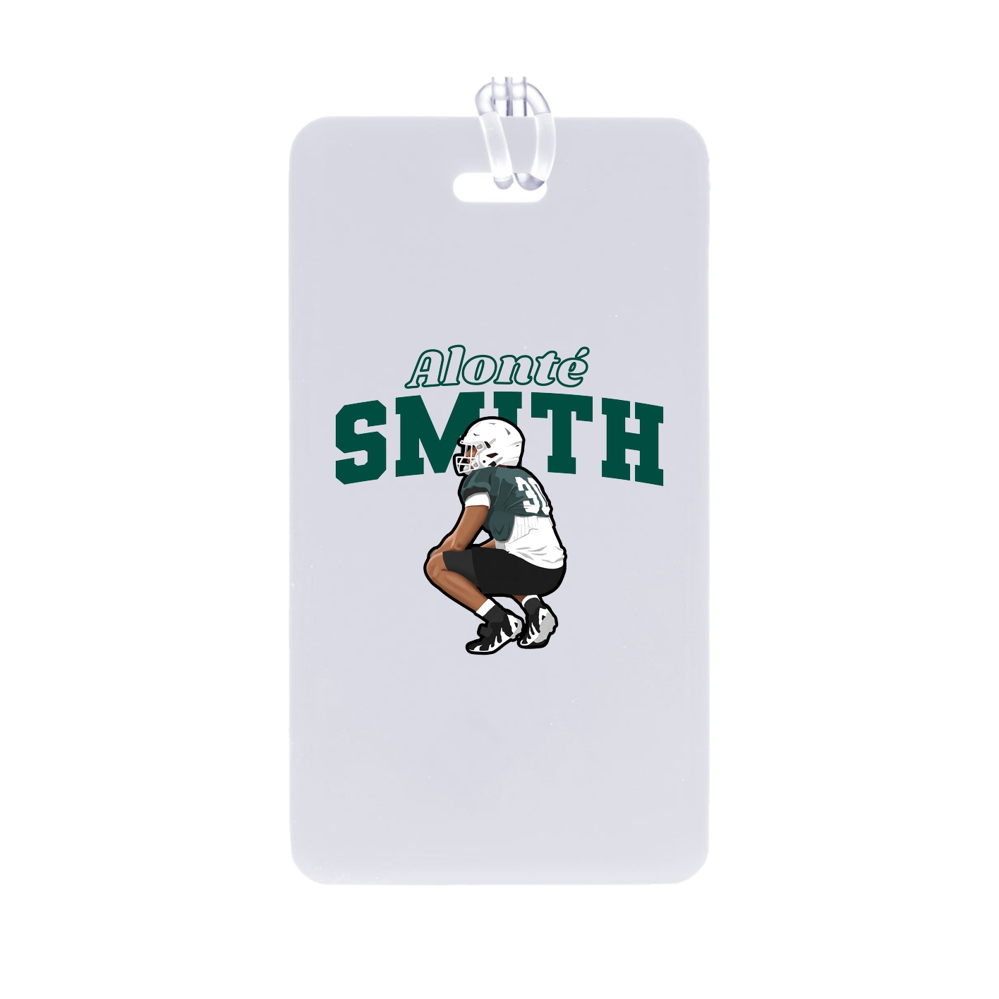 Bag Tag — Name Arch in Classic