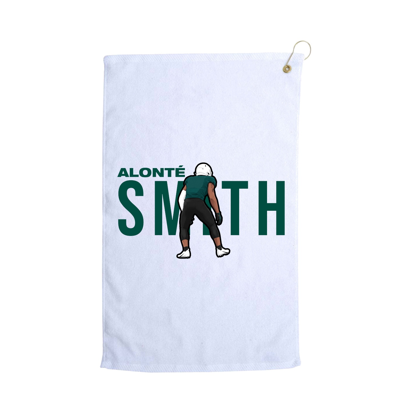 Golf Towel — Player Name in White