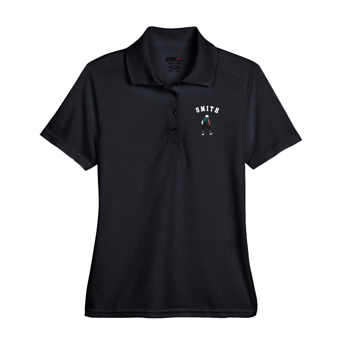 Performance Polo — Shirsey Arch in Black