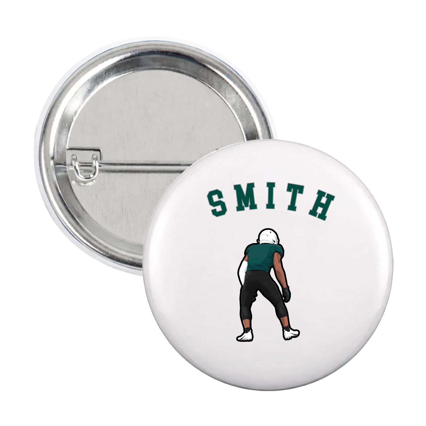 Game Day Button — Shirsey Arch in White