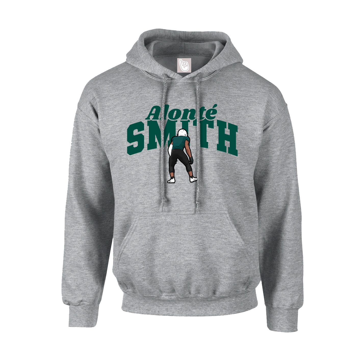 Hoodie — Signature Arch in Grey