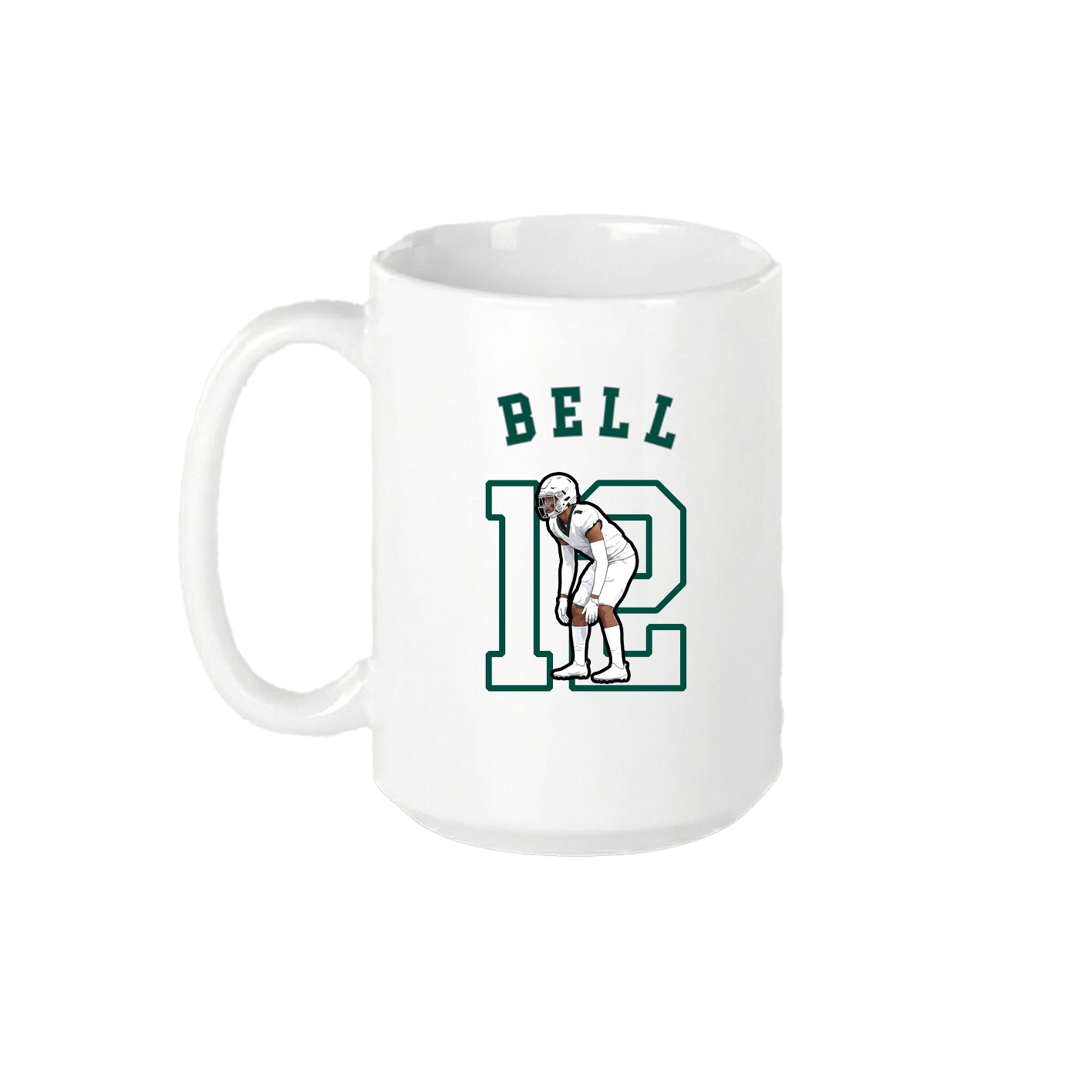 15oz Coffee Mug — Shirsey Arch in White