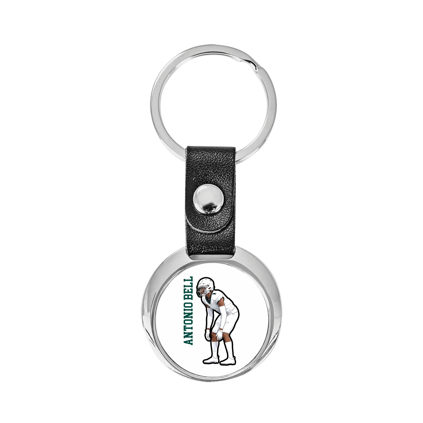 Key Chain — Name Vertical in Classic